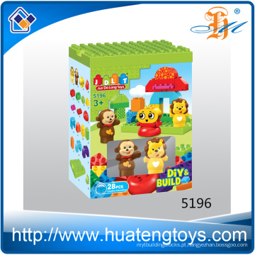 New Arrive educação diy macaco engraçado blocos de construção tijolos brinquedos